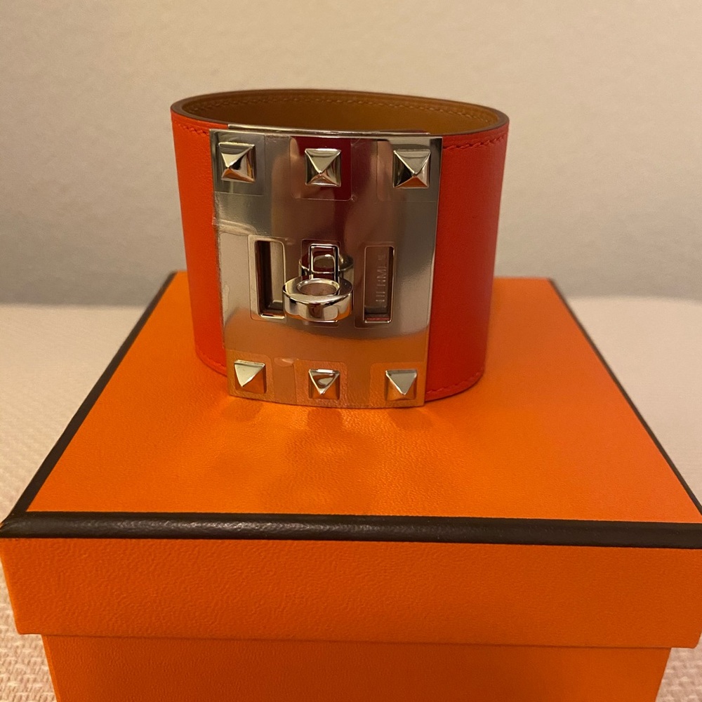 Auth NEW HERMES Kelly Dog Extreme bracelet Small